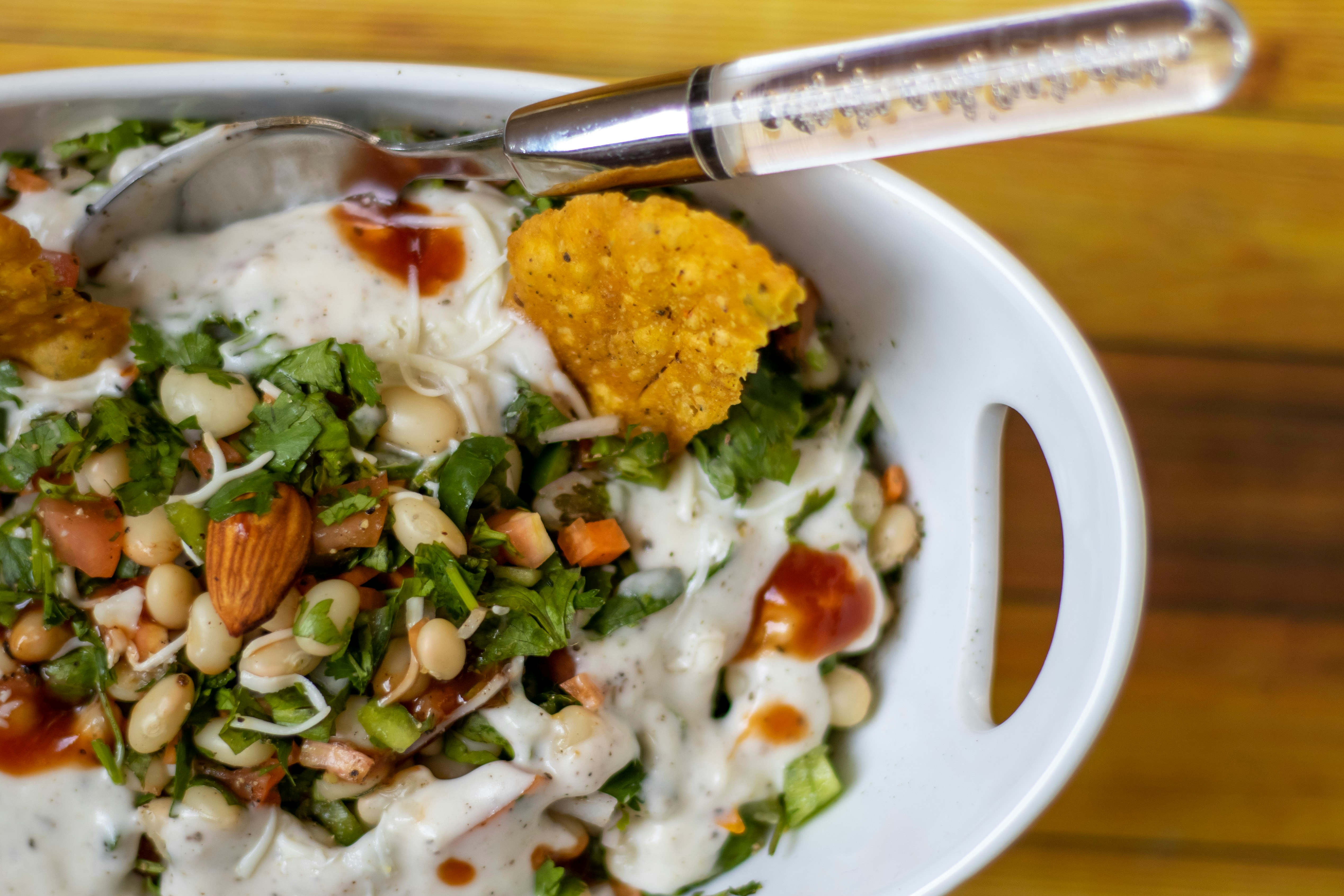 cooked food on white ceramic plate